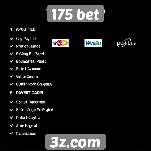 Compreendendo os métodos de pagamento do 175 bet